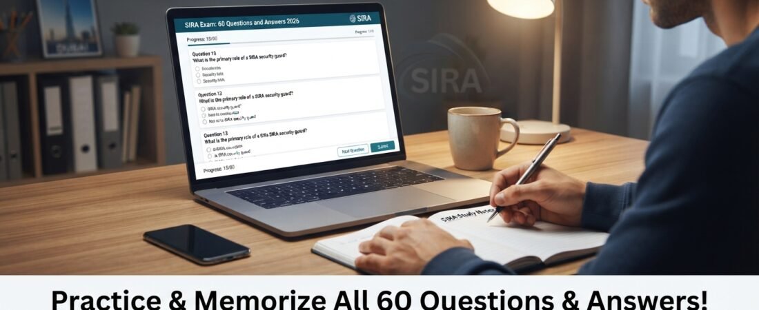 SIRA Exam 60 Questions and Answers 2026: Complete Study Guide